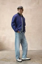 Jacket with contrast collar 1.webp