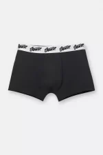 Pack of 3 black boxers with pink STWD logo 2.webp