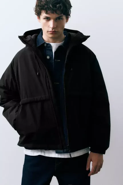 Puffer jacket with a high neck 1.webp