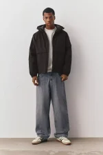Puffer jacket with a high neck 4.webp