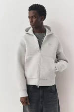 Sudadera capucha efecto neopreno 1.webp