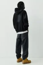 Sudadera capucha negra STWD 91 3.webp