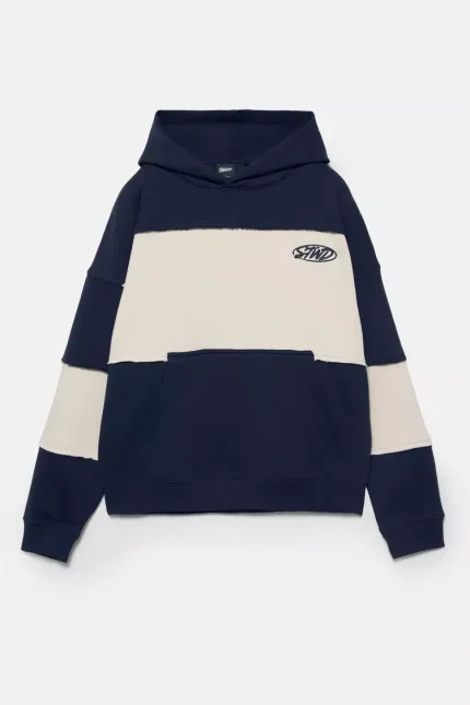 Sudadera capucha paneles STWD Studio.webp