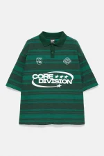 T shirt A Collo Alto In Maglia