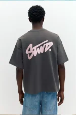 T shirt squadrata con logo STWD (1)