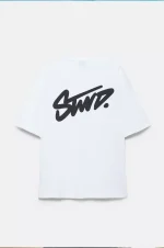 T shirt squadrata con logo STWD (12)