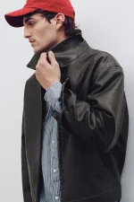 Washed faux leather jacket 1.webp