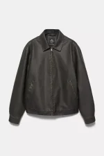 Washed faux leather jacket.webp