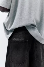 Bermuda in denim stile skater (5)