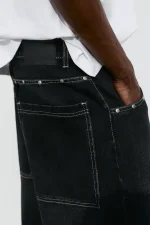 pantaloncini di jeans borchiati STWD (2)