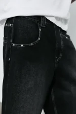pantaloncini di jeans borchiati STWD (3)